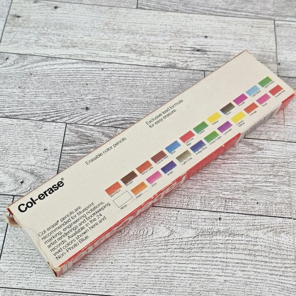 Faber-Castell Col-erase Erasable Color Pencils Carmine Red 1277 Box - Only 10pcs
